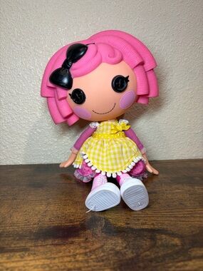 2009 Lalaloopsy Doll Crumbs Sugar Cookie Pink Hair Dress 12" Retired Toy MGA Toy